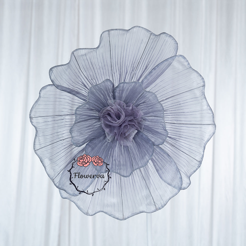 Flowerva Giant Fabric Flower Centerpiece Wedding & Event