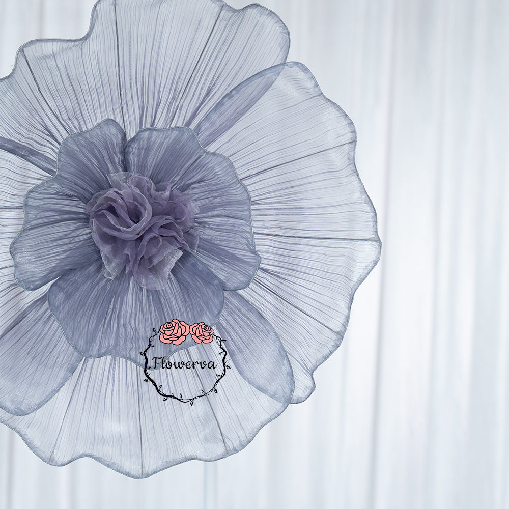 Flowerva Giant Fabric Flower Centerpiece Wedding & Event