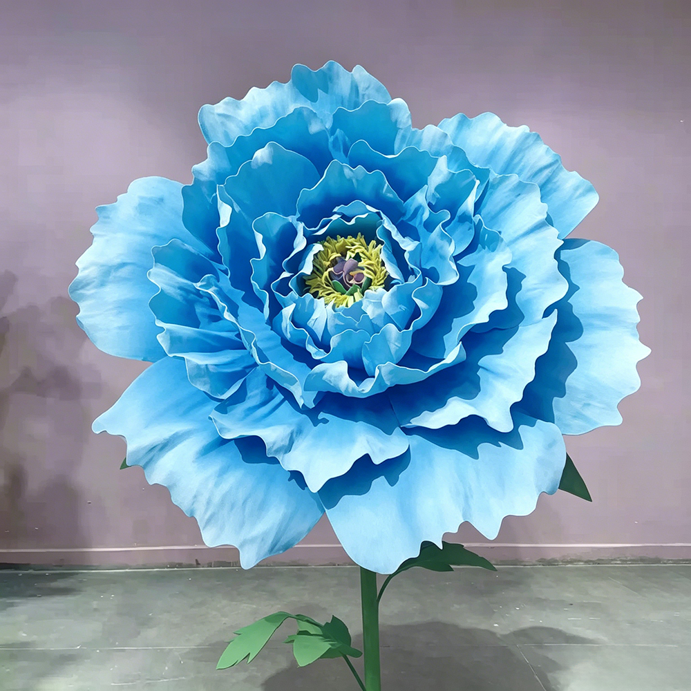 Flowerva Peony Opulence Chroma Sculptural Premium Decor