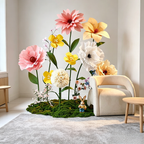 Flowerva Gentle Veilscape Premium Decor
