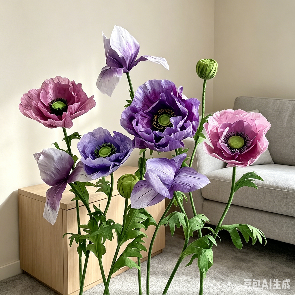 Flowerva Ombre Petal Cadence Premium Decor