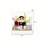Flowerva Crayon Character Preserved Flower Box Premium Decor