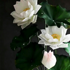 Flowerva Lotus Zen Grace Premium Decor