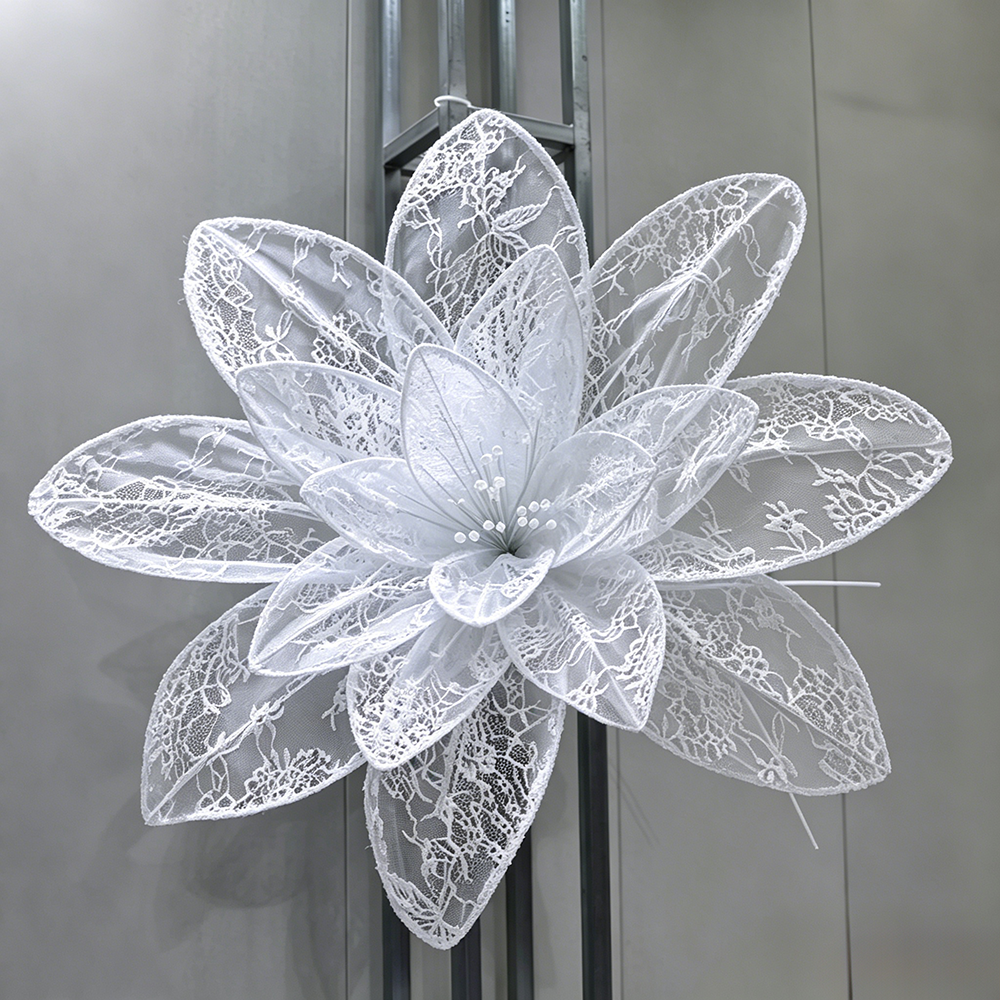 Flowerva Lace Silhouette Floral Art Installation