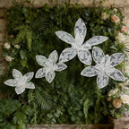 Flowerva Lacework Floral Silhouette Premium Decor