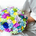 Flowerva Multitone Bloom Sphere Vase Premium Decor