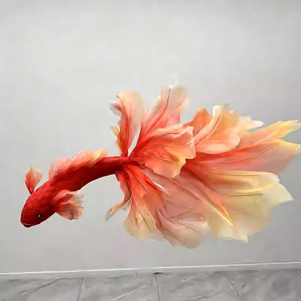 Flowerva Betta Aetherial Swim Premium Decor