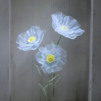 Flowerva Sheer Petal Sculpture Premium Decor