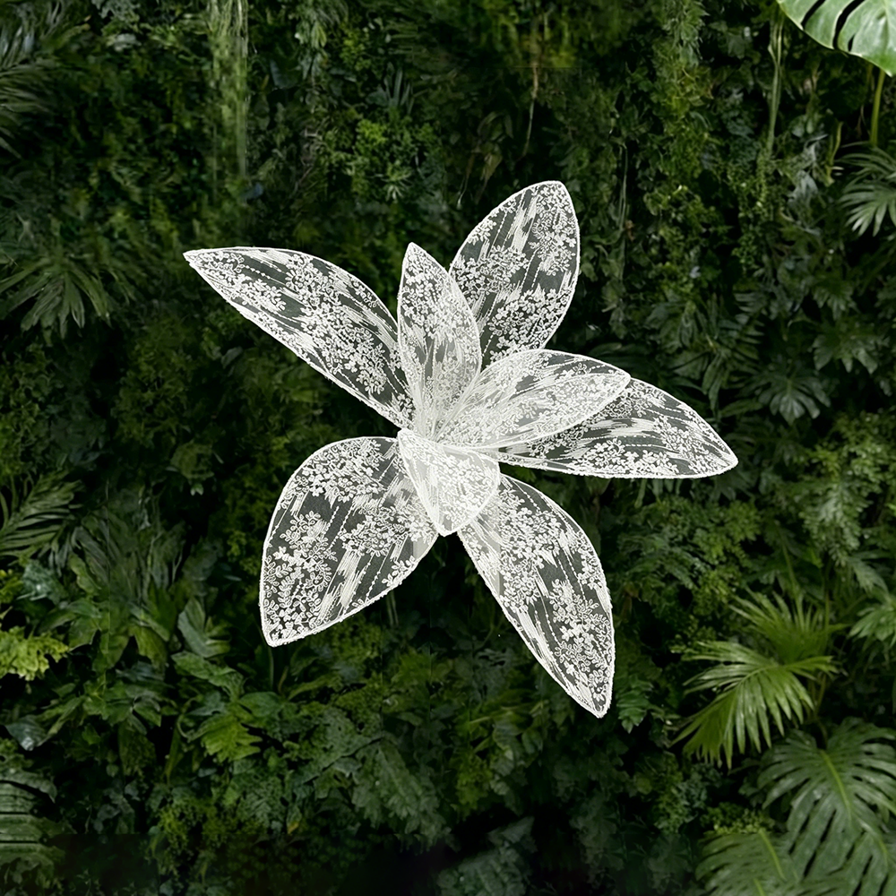Flowerva Lacework Floral Silhouette Premium Decor