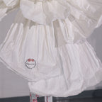 Flowerva Couture Crinkle White Art Installation