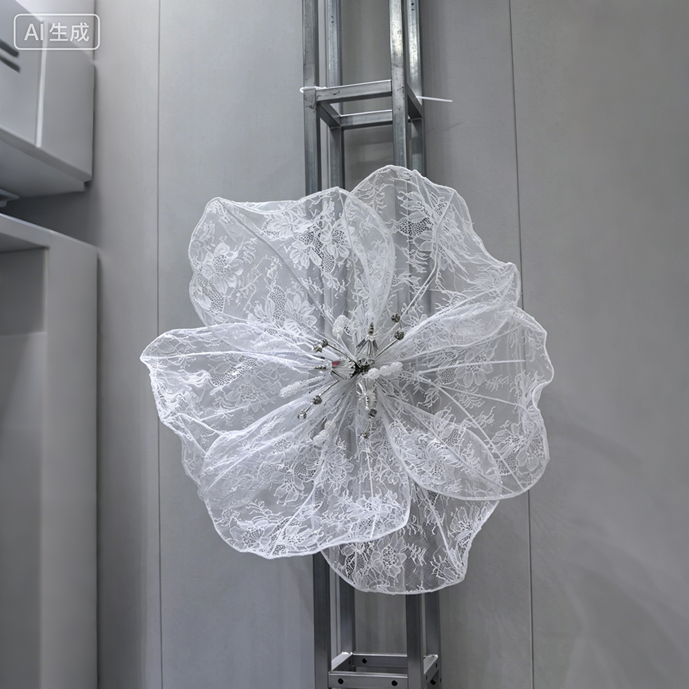 Flowerva Lace Silhouette Floral Art Installation