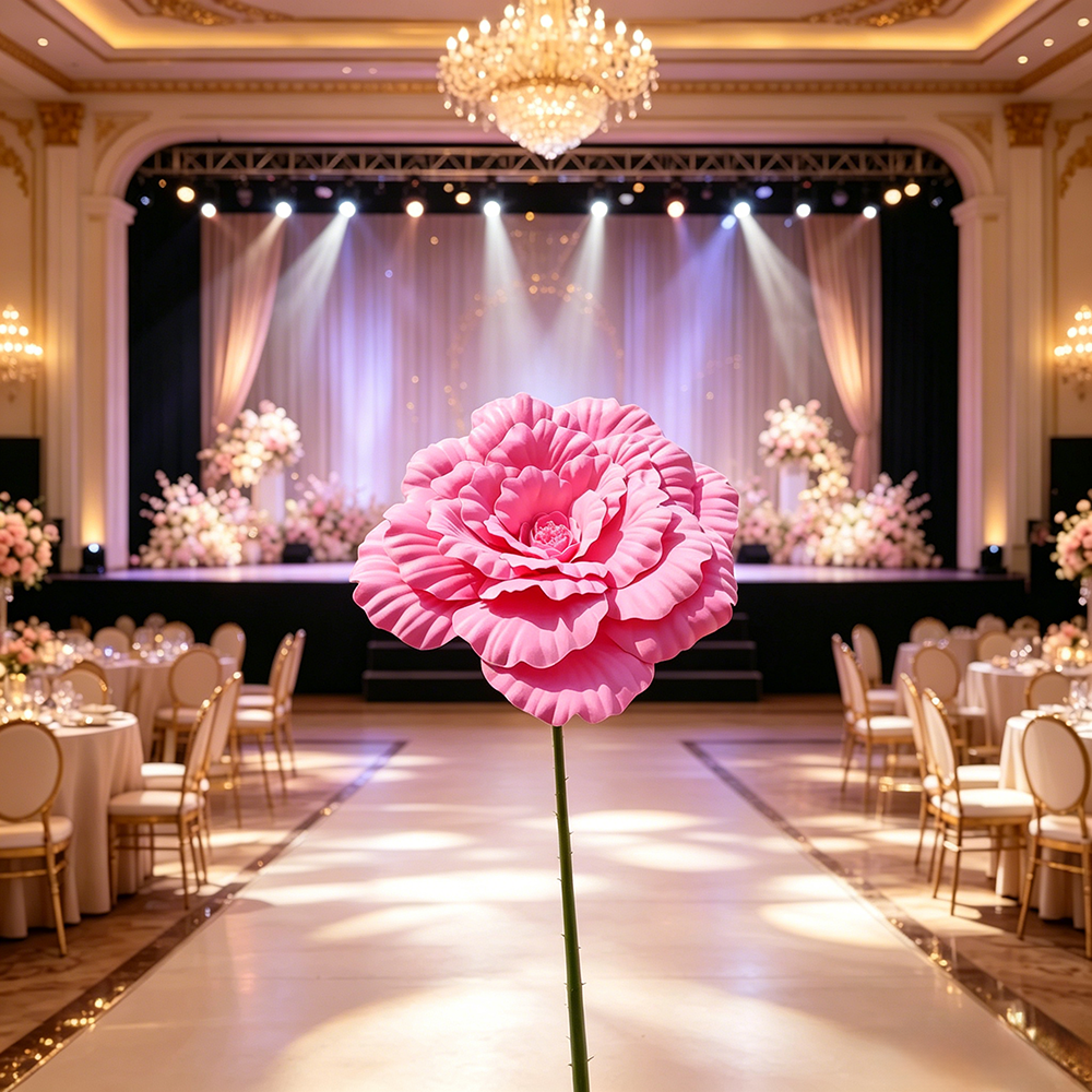 Flowerva Peony Sheer Opulence Premium Decor