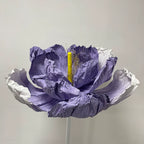 Flowerva Purple Crinkle Contour Premium Decor