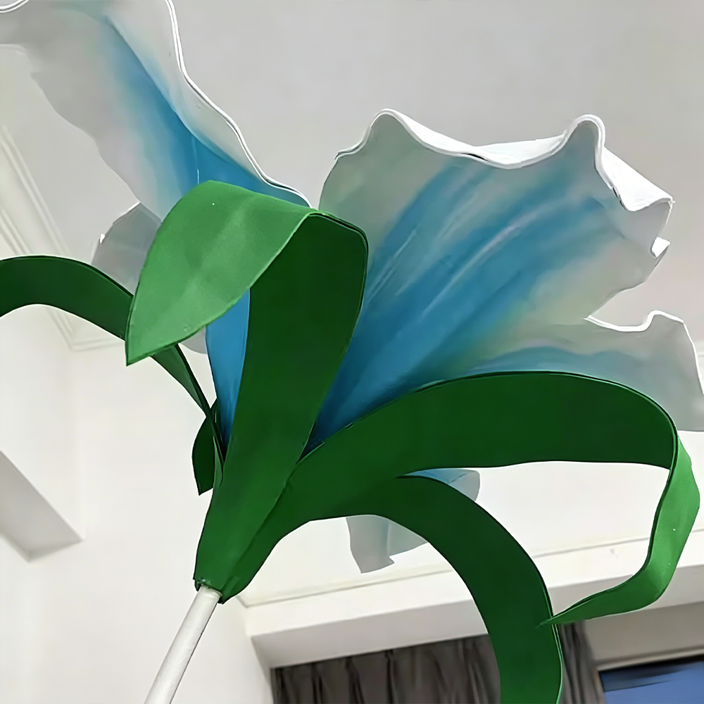 Flowerva Azure Whisper Premium Decor
