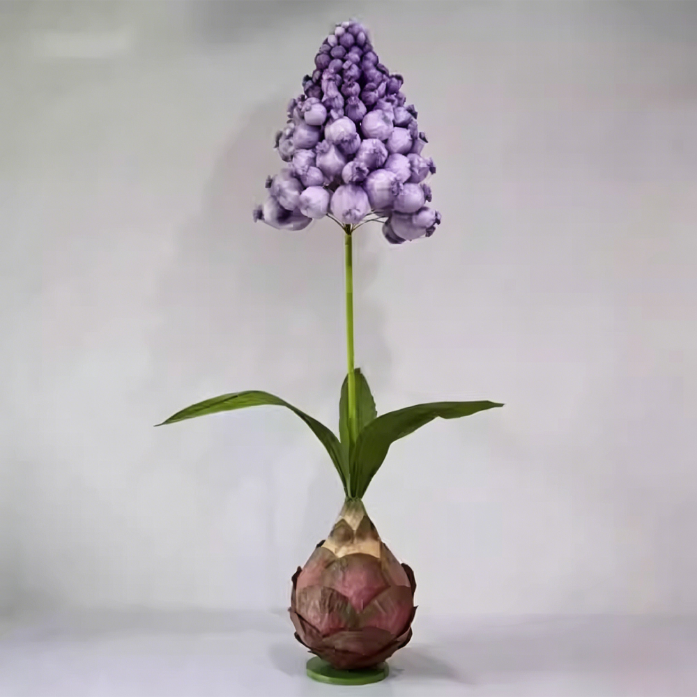 Flowerva Purple Muscari Palette Artisan Premium Decor