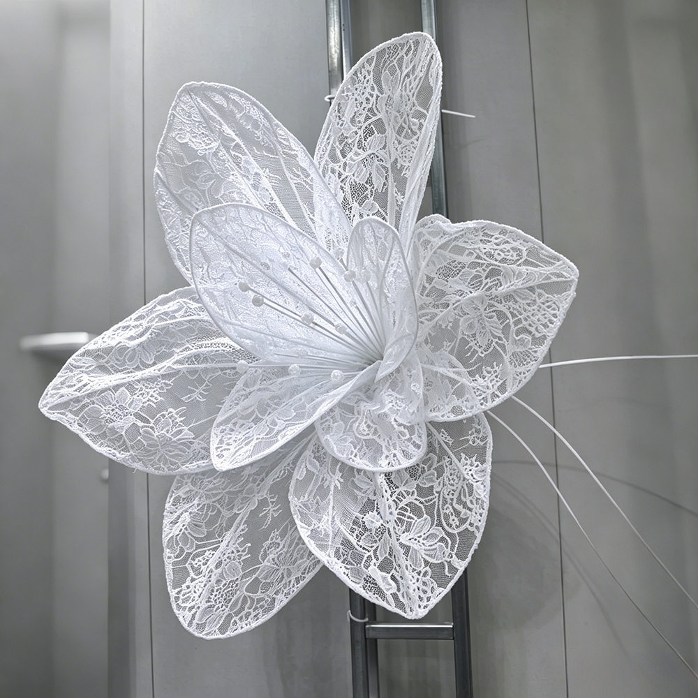 Flowerva Lace Silhouette Bloom Art Installation