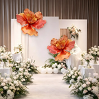 Flowerva Sunset Ember Statement Premium Decor