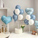 Flowerva French Romantic Birthday Balloon Table Decoration Party Ornament