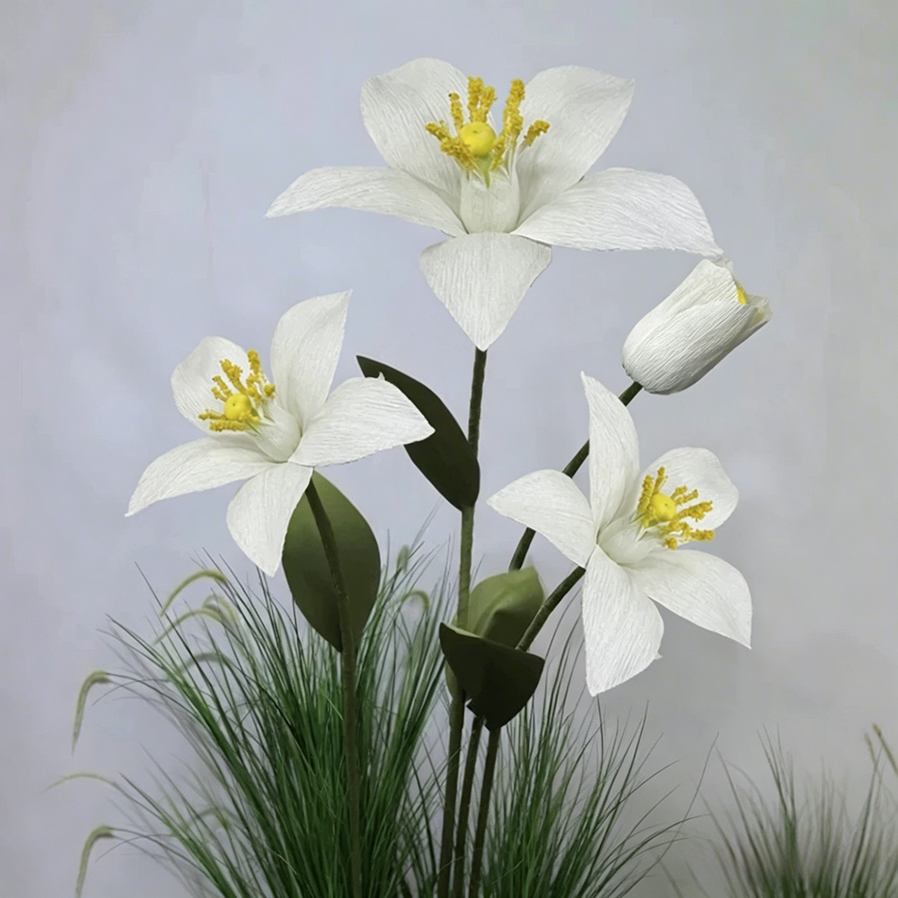 Flowerva Lily Only Silhouette Sprig Premium Decor