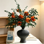 Flowerva Lush Foliage Vase Arrangement Premium Decor