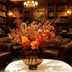 Flowerva Earthy Everlasting Vase Arrangement Premium Decor