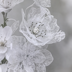 Flowerva Lace Silhouette Form Art Installation