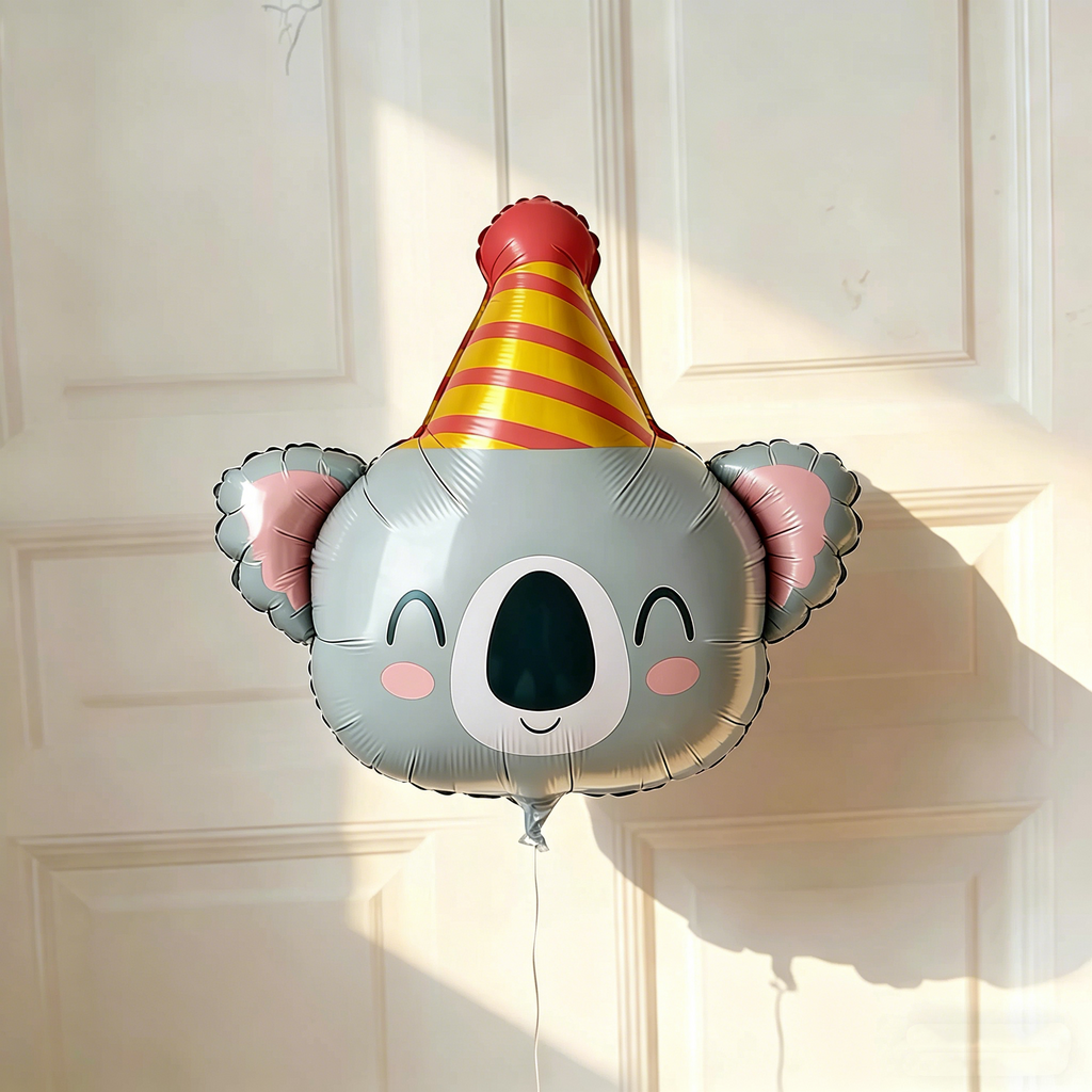 Flowerva Cartoon Creative Animal Foil Balloons Kids Birthday Party Scene Decoration
