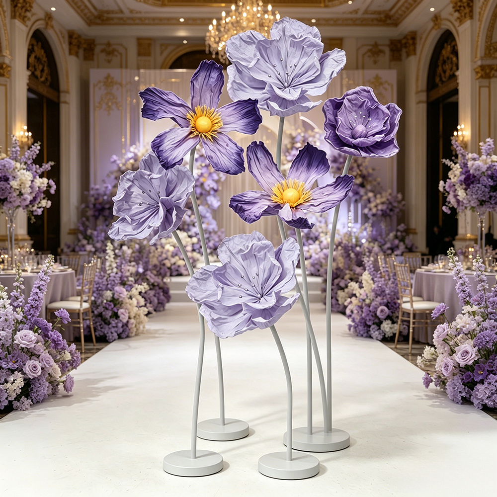 Flowerva Sculptural Petal Grove Premium Decor