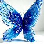 Flowerva Butterfly Veil Arc Art Accent
