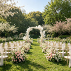 Flowerva Sculptural Petal Arch Wedding Decoration