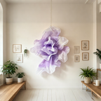 Flowerva Gradient Veil Form Art Installation (Without Base)
