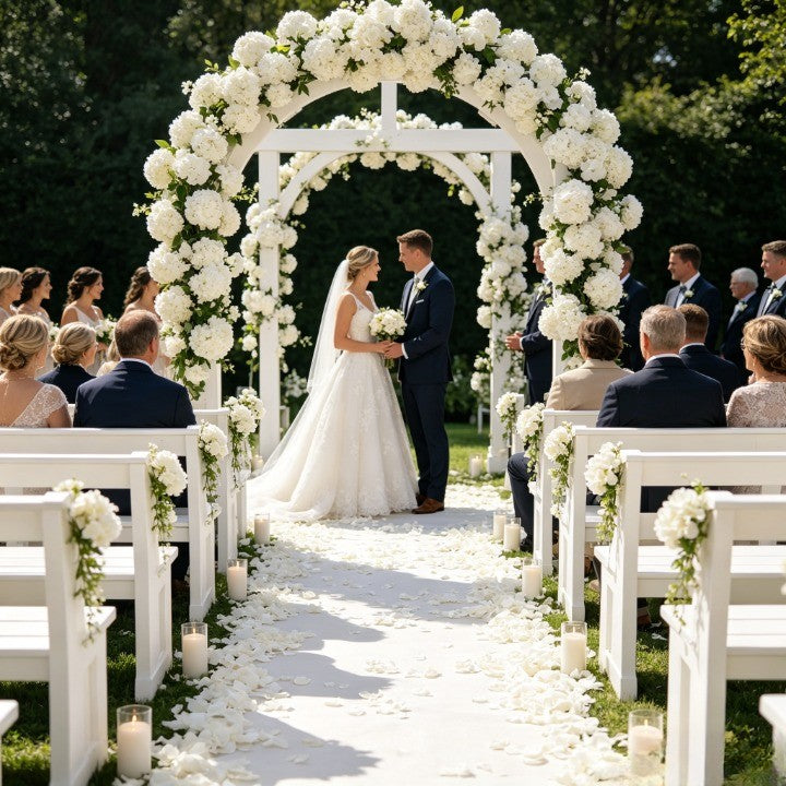Flowerva  Proposal Scene Decor & Wedding Confetti —Milky white