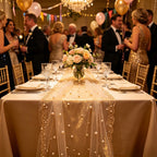 Flowerva Pearl Tulle Table Runner