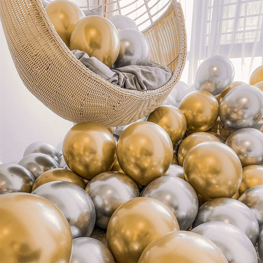 Flowerva High-End Thick Balloons for Birthday Party Scene Decoration