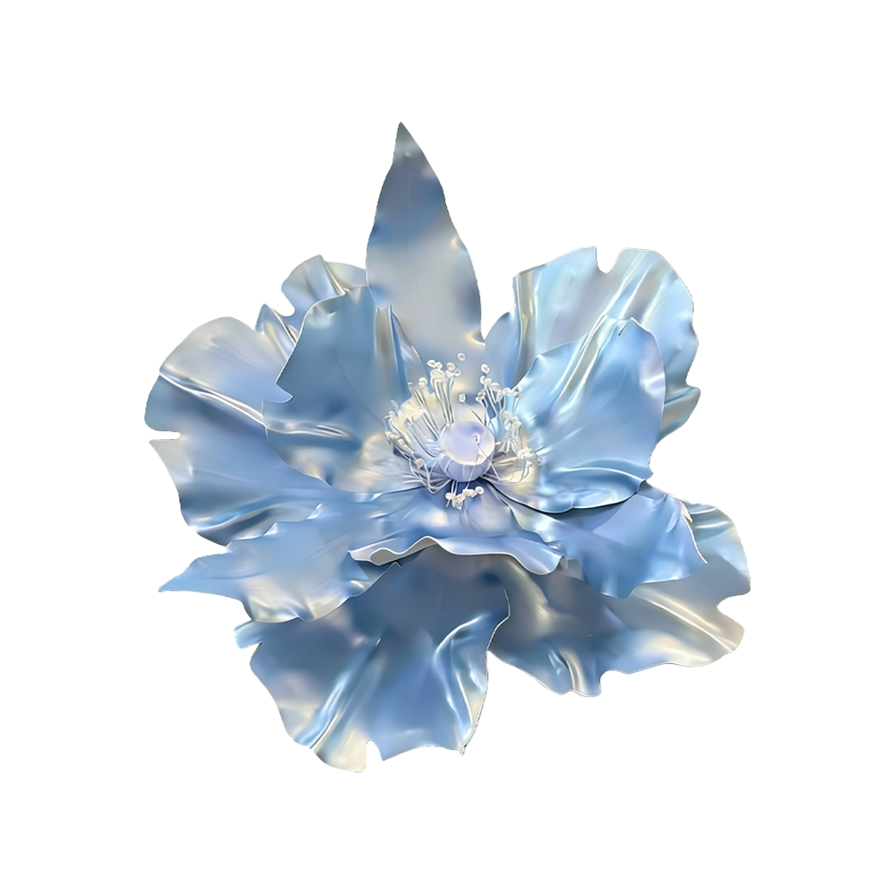 Flowerva Satin Sheen Poppy Premium Flower