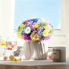 Flowerva Multitone Bloom Sphere Vase Premium Decor
