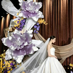 Flowerva Lilac Celestial Weave Premium Decor
