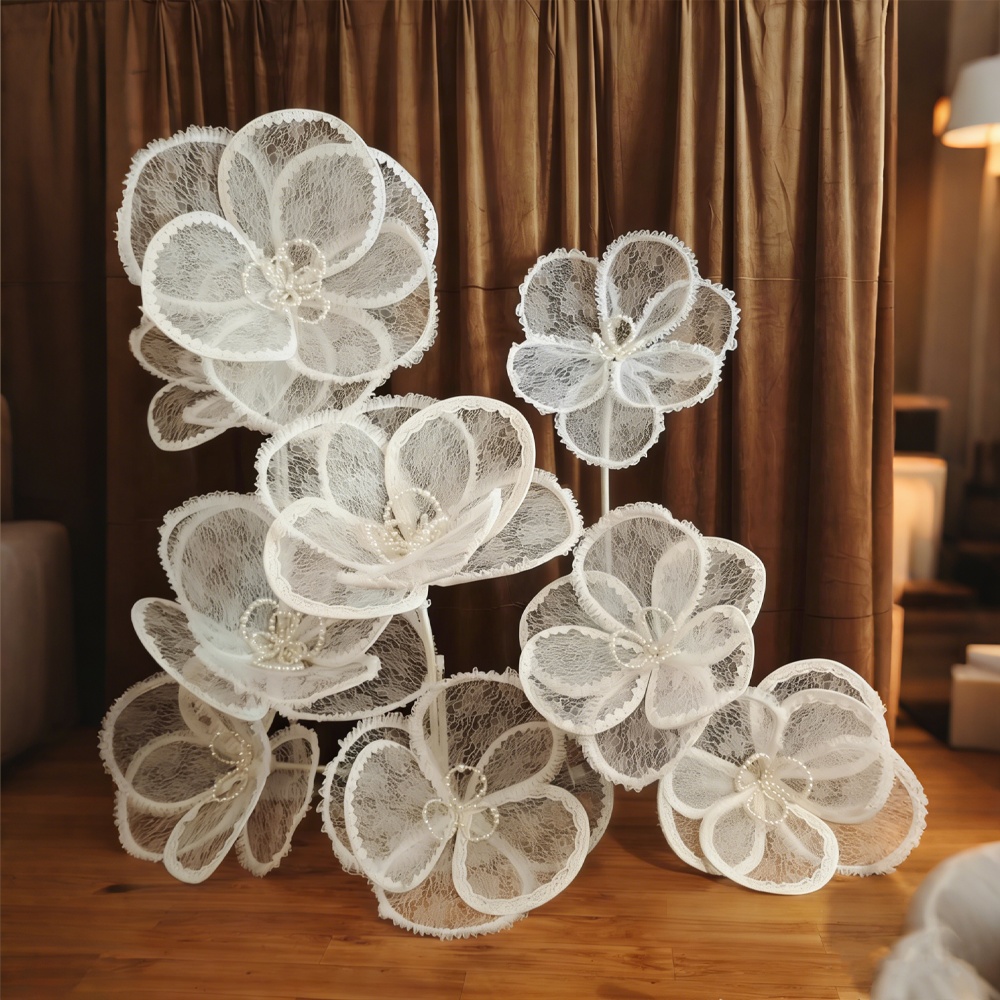Flowerva Artisan Lace Orchid Art Installation