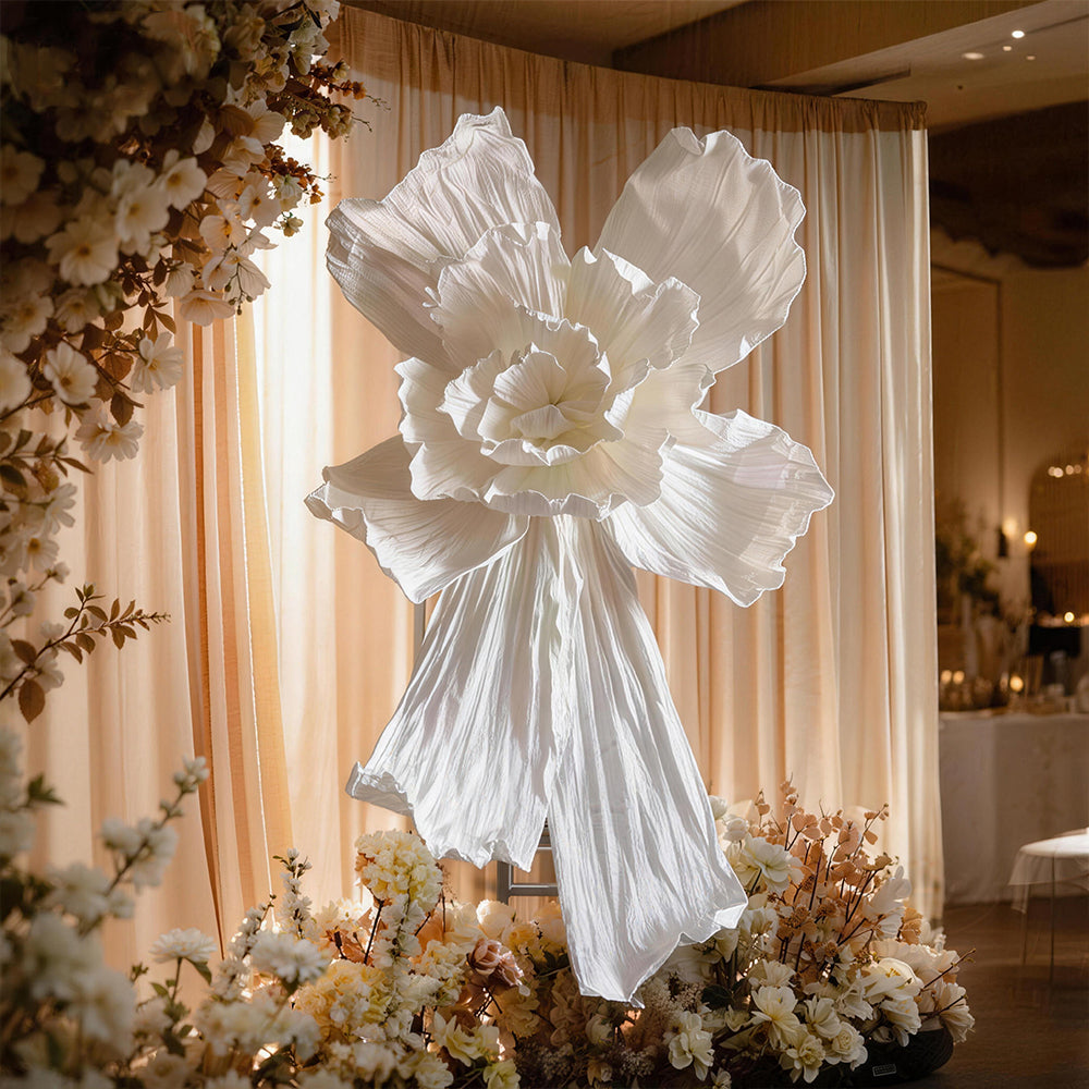 Flowerva Couture Crinkle Art Installation