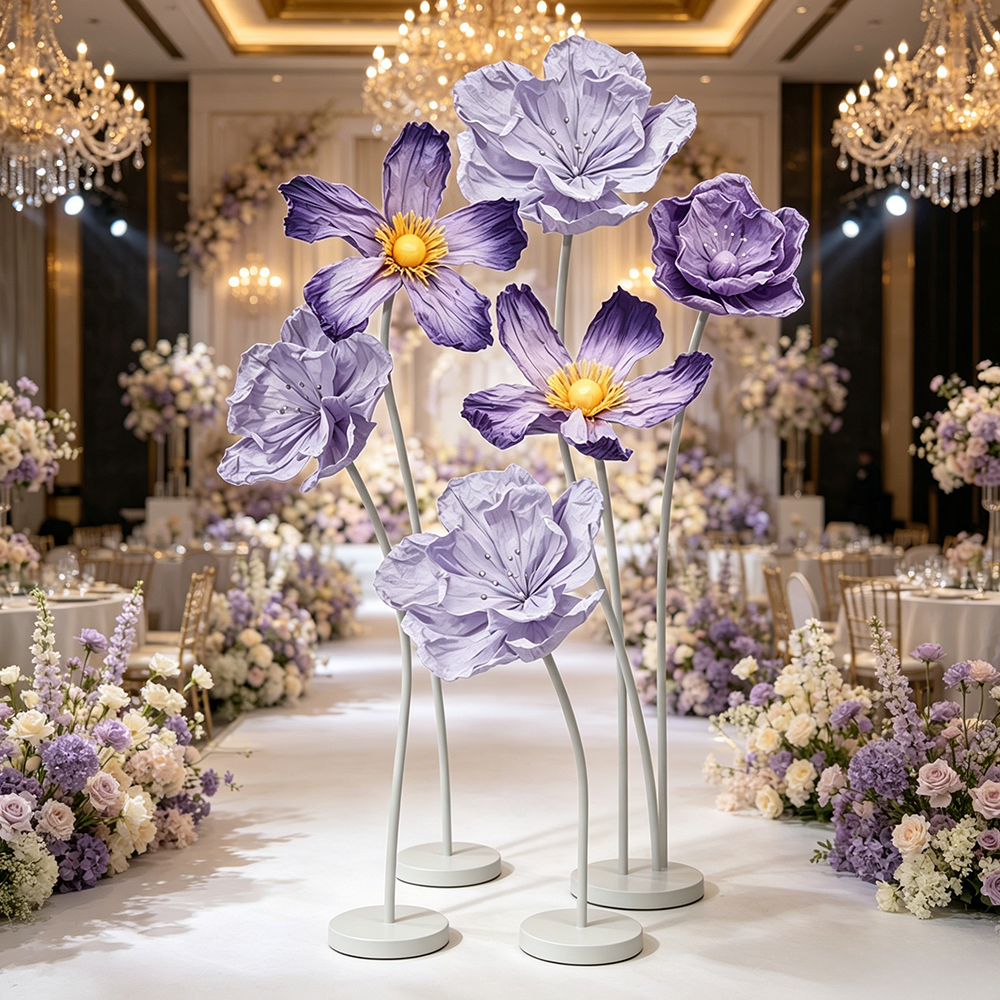 Flowerva Sculptural Petal Grove Premium Decor