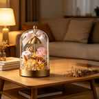 Flowerva Dome Lamp Floral Sculpture Premium Decor
