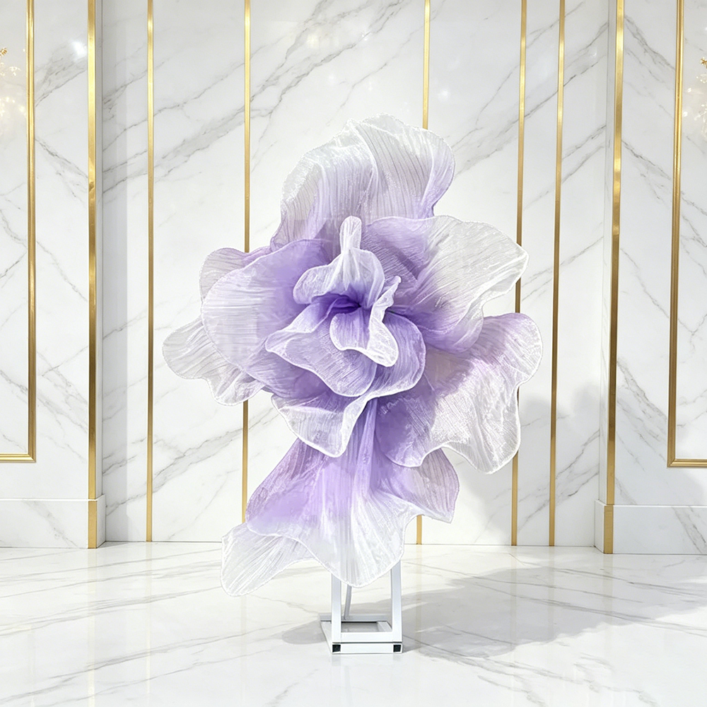 Flowerva Gradient Veil Form Art Installation (Without Base)