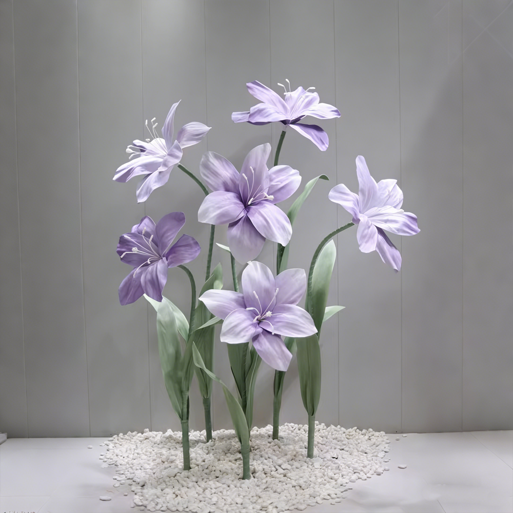 Flowerva Ethereal Purple Lily Premium Flower