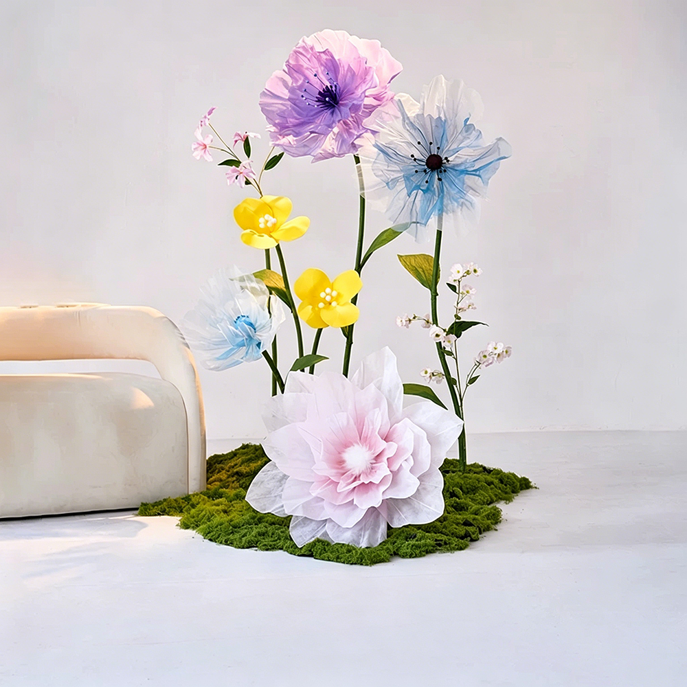 Flowerva Gentle Veilscape Premium Decor