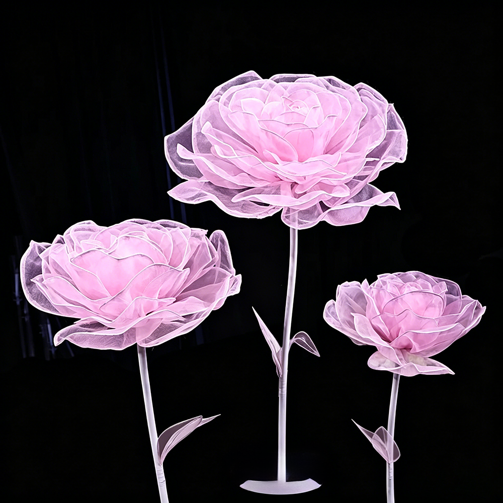 Flowerva Translucent Mist Contour Premium Decor