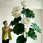 Flowerva Lotus Zen Grace Premium Decor