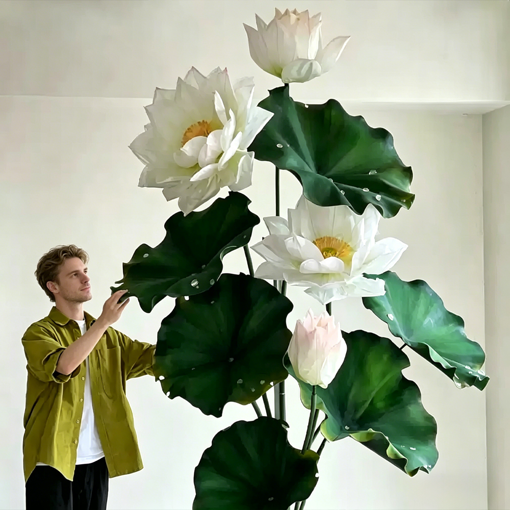 Flowerva Lotus Zen Grace Premium Decor