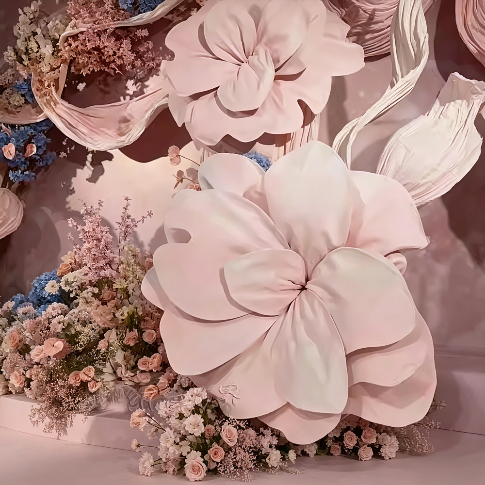 Flowerva Blush Aetherial Arc Premium Decor