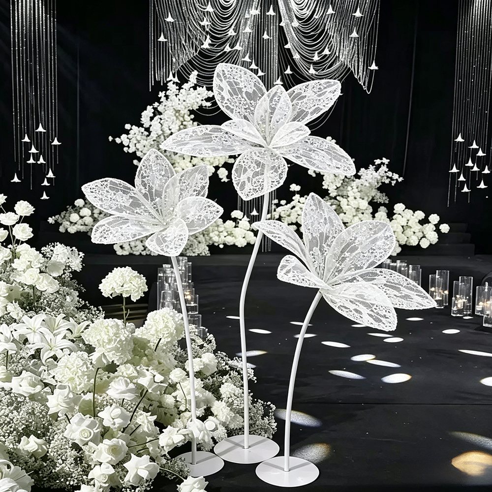 Flowerva Lacework Floral Silhouette Premium Decor