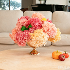 Flowerva Regal Opulencia Fruncida Decoración Premium